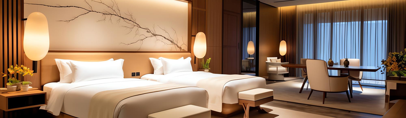 Chambre d'hôtel luxueuse